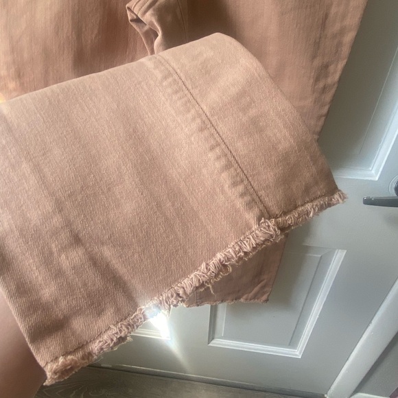 Light Tan Curvy Straight Loft Outlet Jeans - Picture 5 of 6